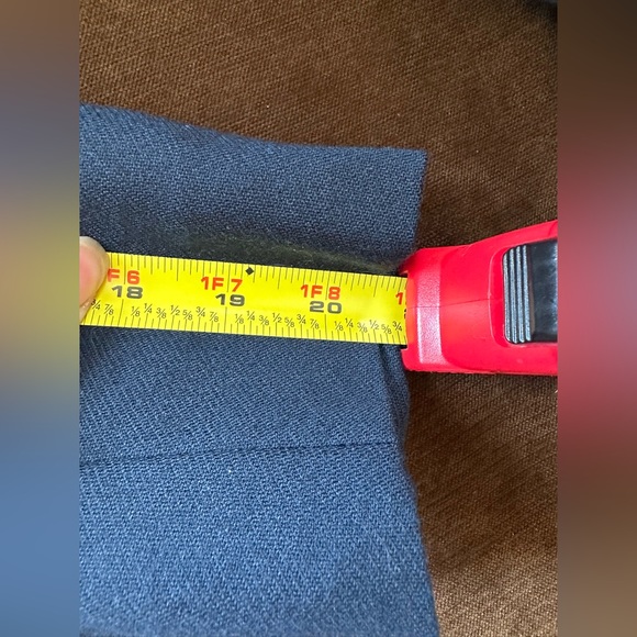 Jones New York Vintage Blue Round collar Button Down Wool BlazerJacket Sz 6P - Picture 11 of 14